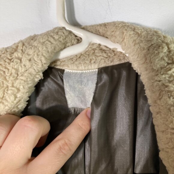 Womens Patagonia Reversible Los Gatos Vest Cream Brown L - Picture 5 of 6